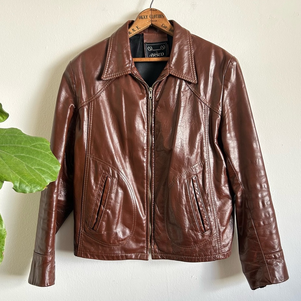 Vintage Arsco Leather Moto Jacket